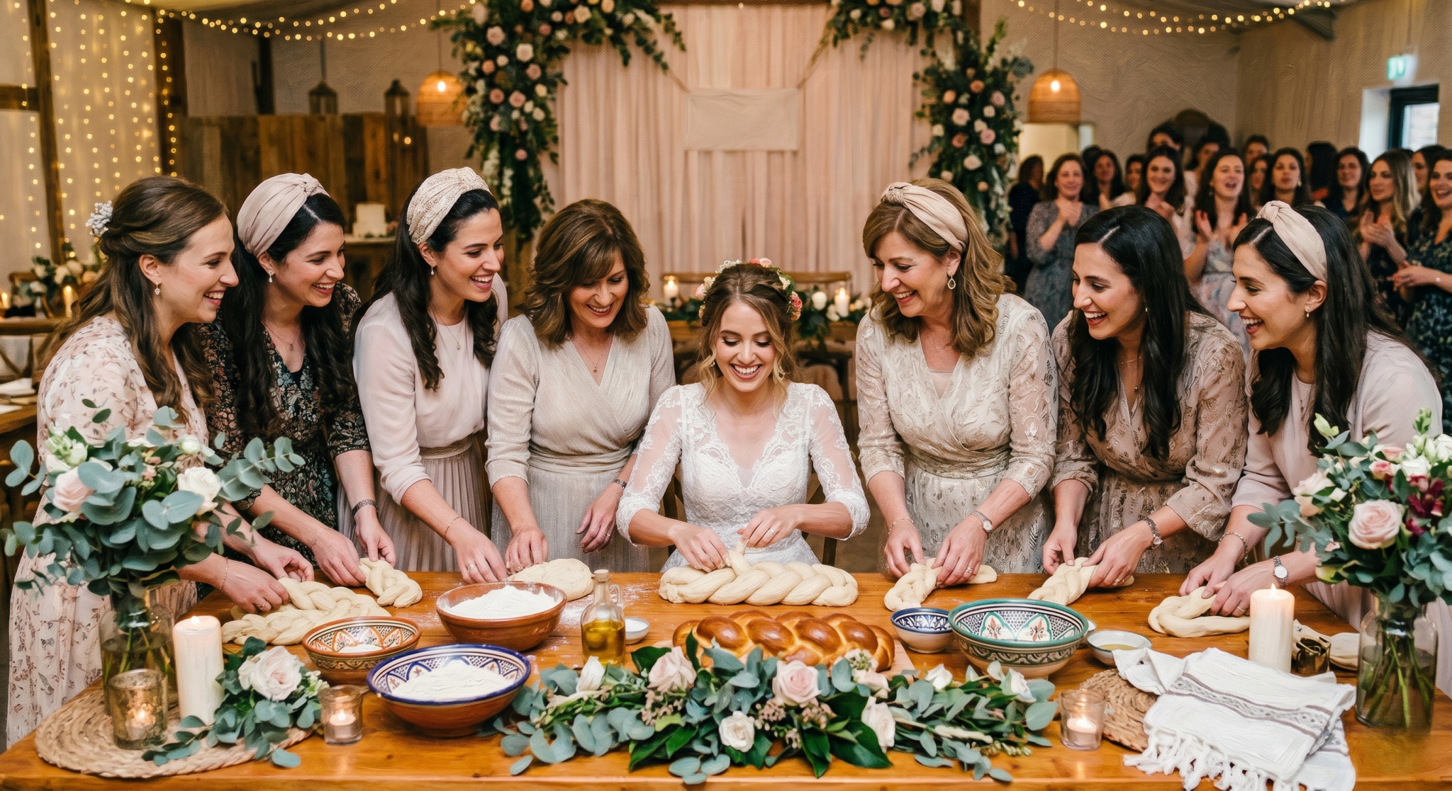 טקס הפרשת חלה לפני החתונה בגרייס